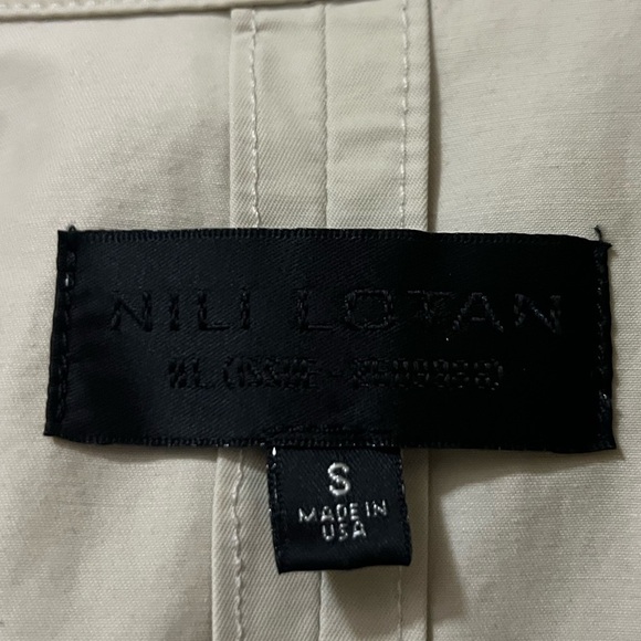 NWT NILI LOTAN Tanner Trench Coat in Eggshell Size Small - Picture 8 of 16